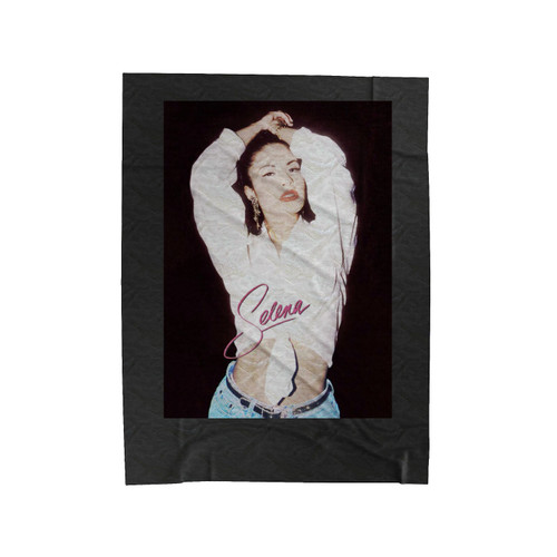 Selena Quintanilla Sexy Pose Velveteen Blanket