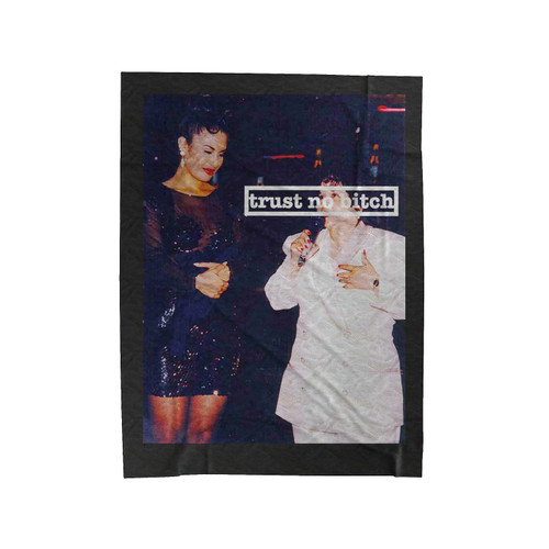Selena Trust No Bitch 2 Velveteen Blanket
