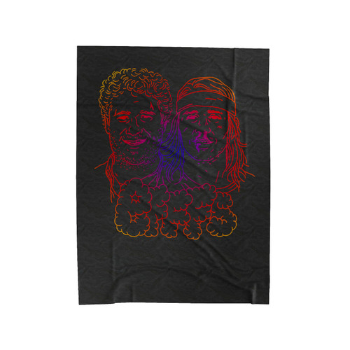 Seth Rogen And James Franco Bfffs Art Velveteen Blanket Seth Rogen And James Franco Bfffs Art Velveteen Blanket