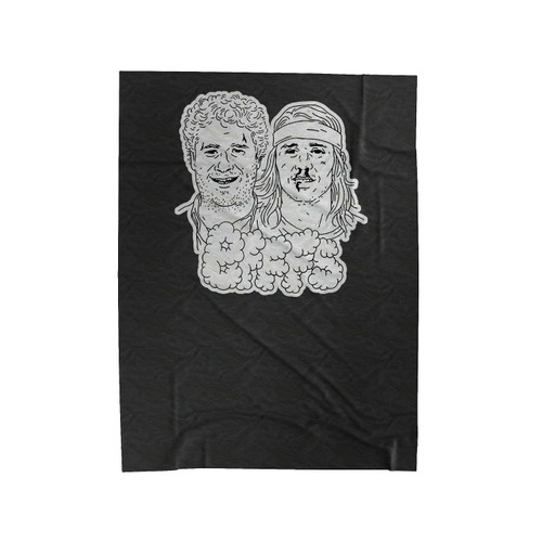 Seth Rogen And James Franco Pineapple Express Movie Velveteen Blanket