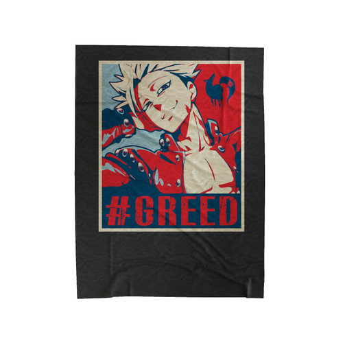 Seven Deadly Sins Ban Greed Velveteen Blanket