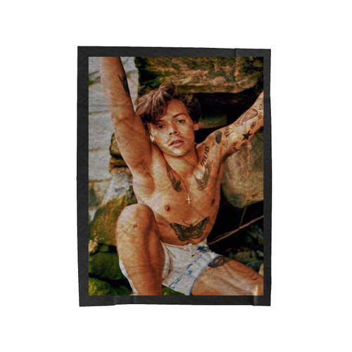 Sexy Harry Style Velveteen Blanket