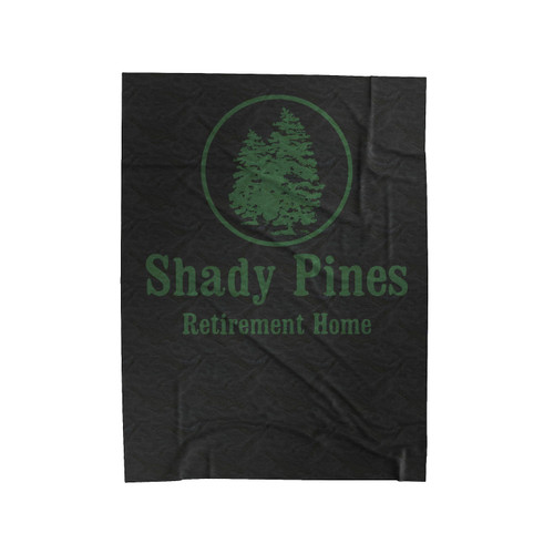 Shady Pines Retirement Home Velveteen Blanket