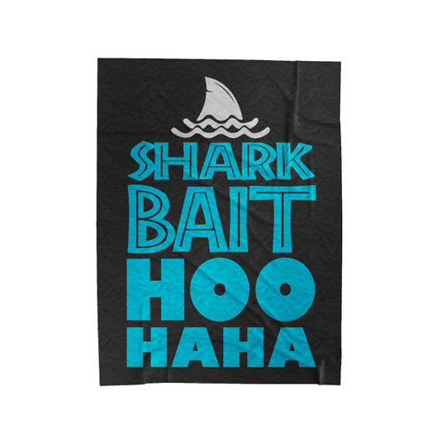 Shark Bait Hoo Ha Ha Animal Fish Funny Finding Nemo Parody Velveteen Blanket