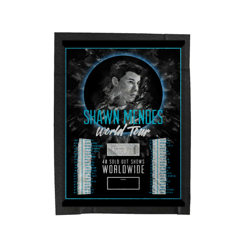 Shawn Mendes Tour Velveteen Blanket