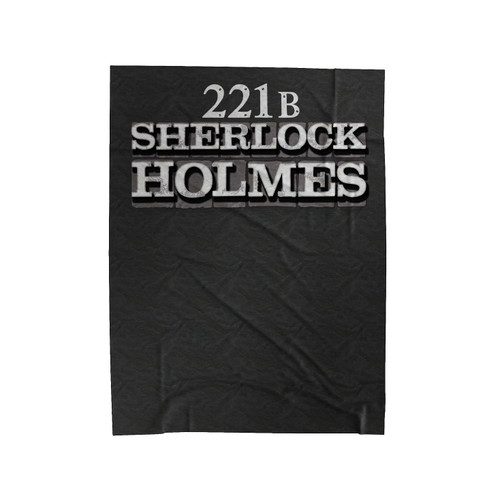 Sherlock Holmes 221B Velveteen Blanket