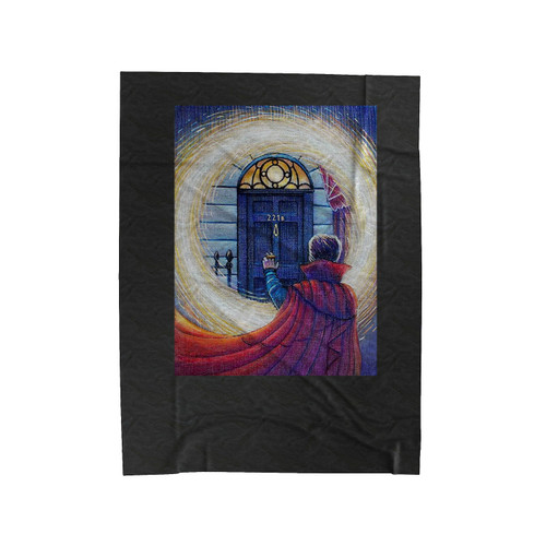 Sherlock Strange Velveteen Blanket