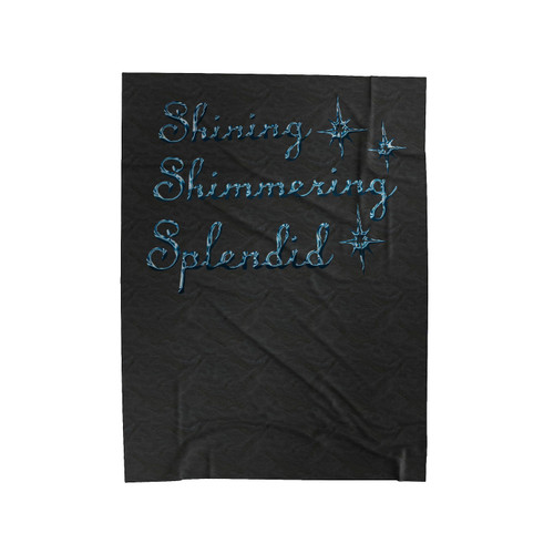 Shining Shimmering Splendid Velveteen Blanket