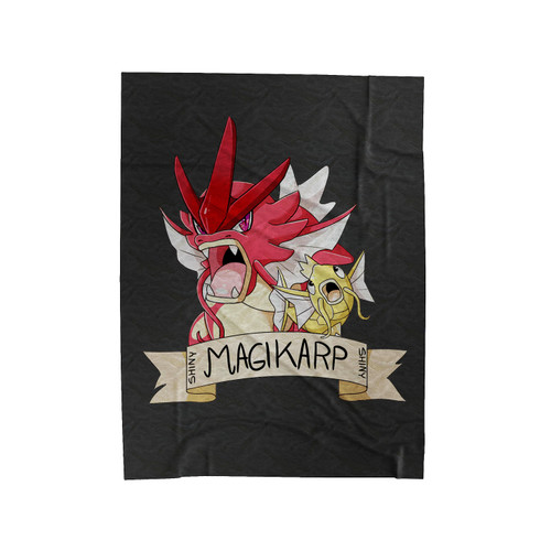 Shiny Magikarp Pokemon Velveteen Blanket