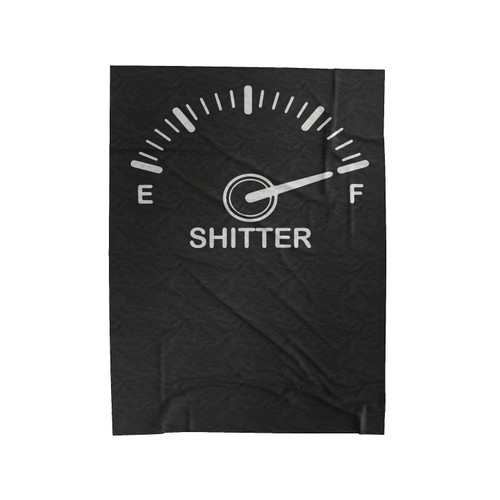 Shitter's Full Velveteen Blanket