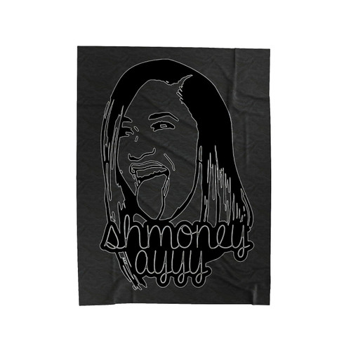 Shmoney Ayyy Cardi B Velveteen Blanket