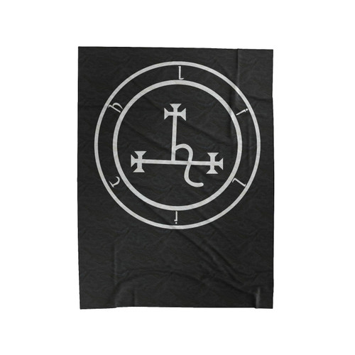 Sigil Of Lilith Velveteen Blanket