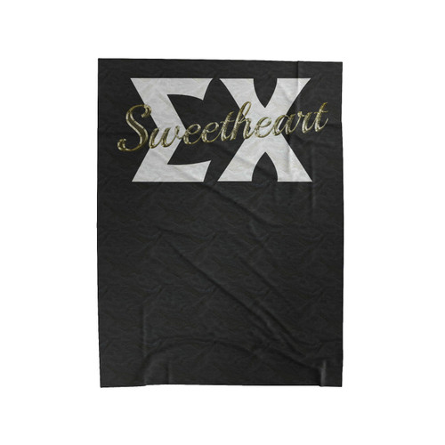 Sigma Chi Sweetheart Velveteen Blanket
