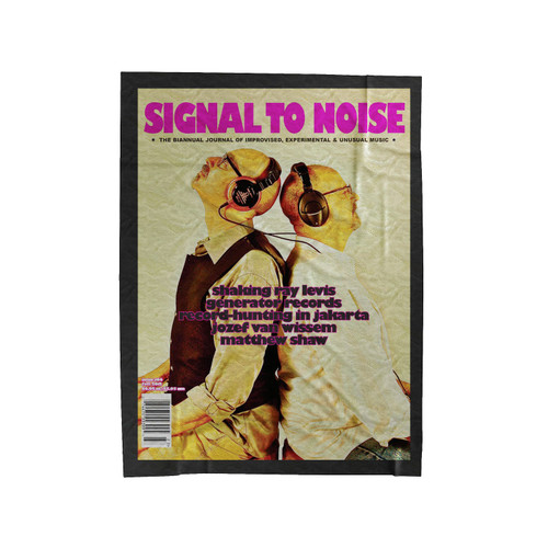 Signal To Noise Velveteen Blanket
