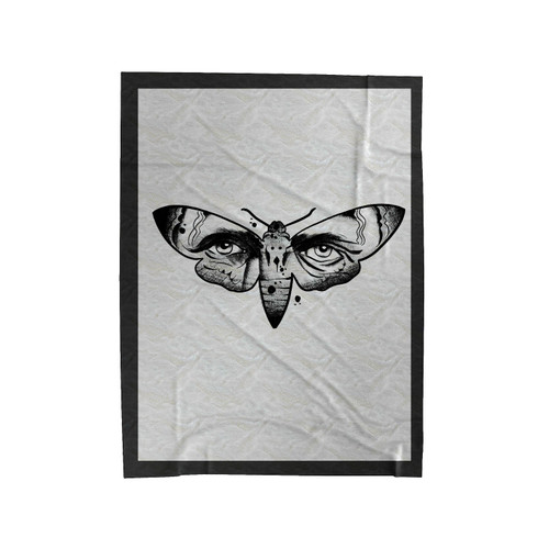 Silence Of The Lamb Tattoo Velveteen Blanket