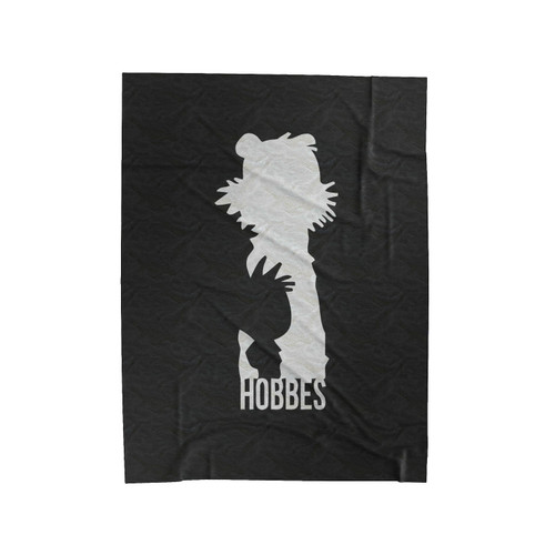 Silhouette From Calvin Hobbes Comic Velveteen Blanket
