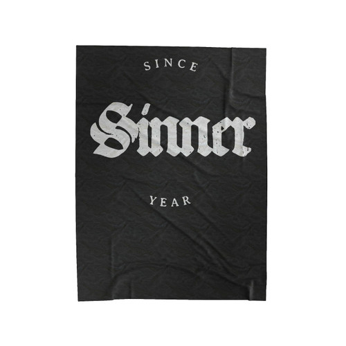 Sinner Velveteen Blanket