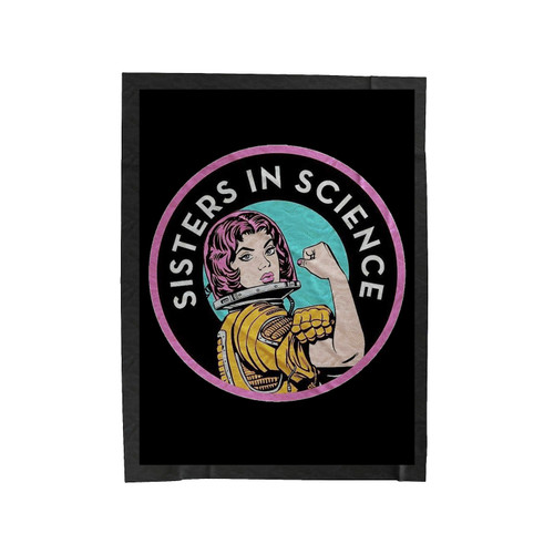 Sisters In Science Organisation Logo Velveteen Blanket