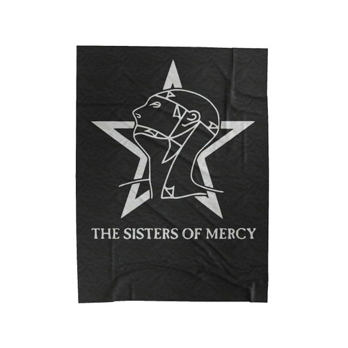 Sisters Of Mercy Logo Velveteen Blanket