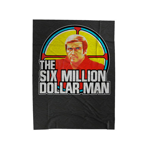 Six Million Dollar Man Colonel Steve Austin, Lee Majors Velveteen Blanket