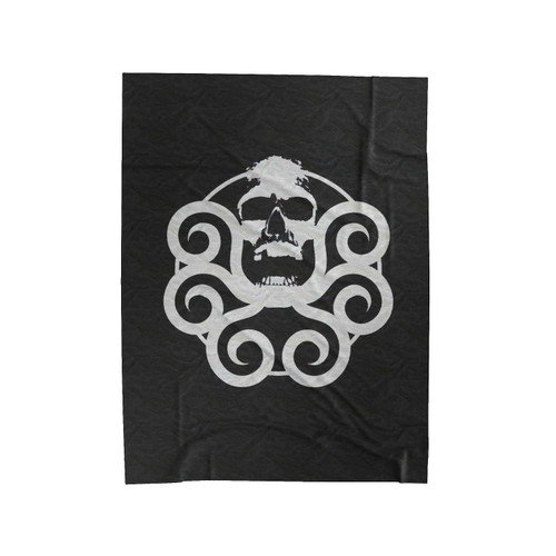 Skull Hydra Velveteen Blanket