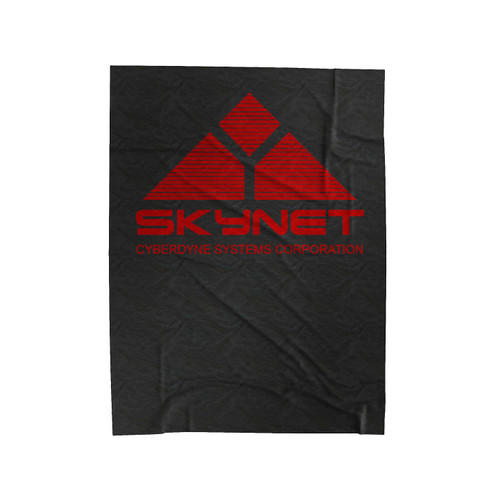 Skynet Cyberdyne Logo Velveteen Blanket Skynet Cyberdyne Logo Velveteen Blanket