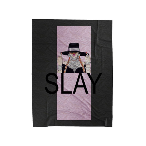 Slay Beyonce Formation Logo Velveteen Blanket