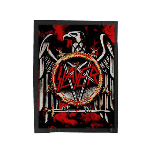 Slayer Eagle Logo Velveteen Blanket