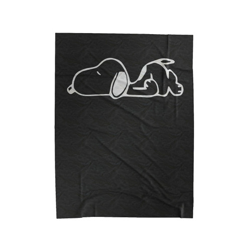 Sleeping Snoopy Cartoon Decal Velveteen Blanket