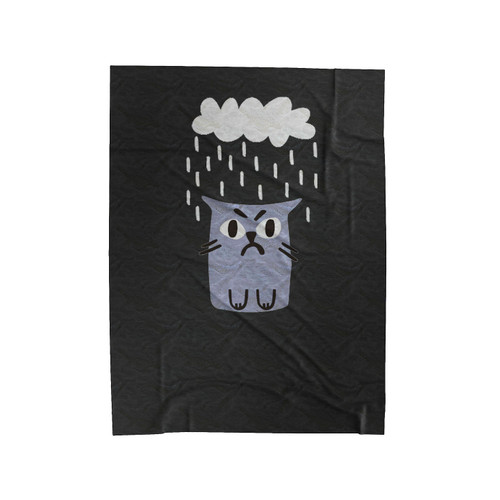 Slight Seconds Grumpy Cat Velveteen Blanket