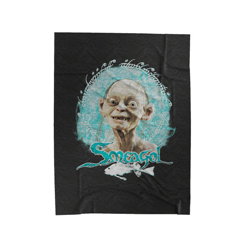 Smeagol Lord Of The Rings Velveteen Blanket