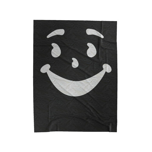 Smile Kool Aid Face Velveteen Blanket