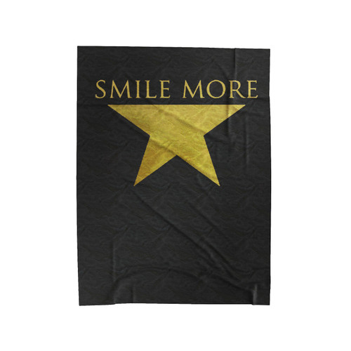 Smile More Musical Velveteen Blanket