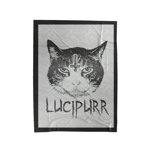 Smoke Catnip Hail Lucipurr Velveteen Blanket