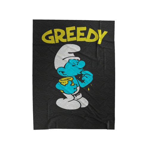 Smurfs Greedy Velveteen Blanket