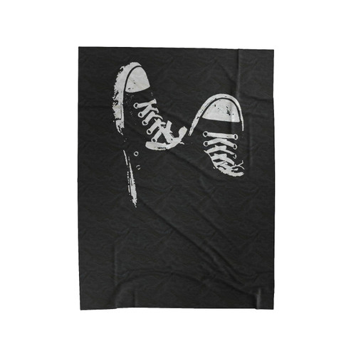 Sneakers Youth Chucks Convies Chuck Taylors Converse Style Velveteen Blanket