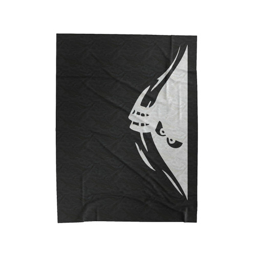 Sneaky Monster Peeking Monster Cute Monster Velveteen Blanket