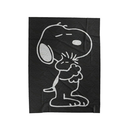 Snoopy Dog Peanuts Charlie Brown Hug Wsn96 Velveteen Blanket