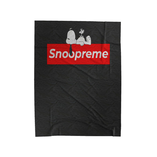 Snoopy Supreme Parody Velveteen Blanket