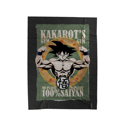 Son Goku Kakarot's Gym Dragon Ball Velveteen Blanket