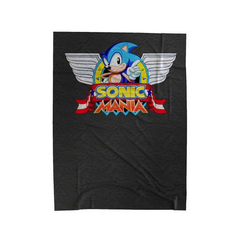 Sonic Mania Cover Game Velveteen Blanket