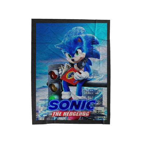 Sonic Read Book Velveteen Blanket