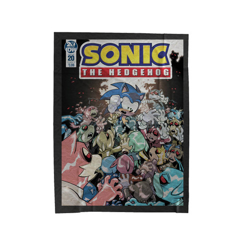 Sonic The Hedgehog Comic Velveteen Blanket