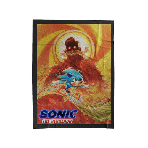 Sonic The Hedgehog Cover Velveteen Blanket