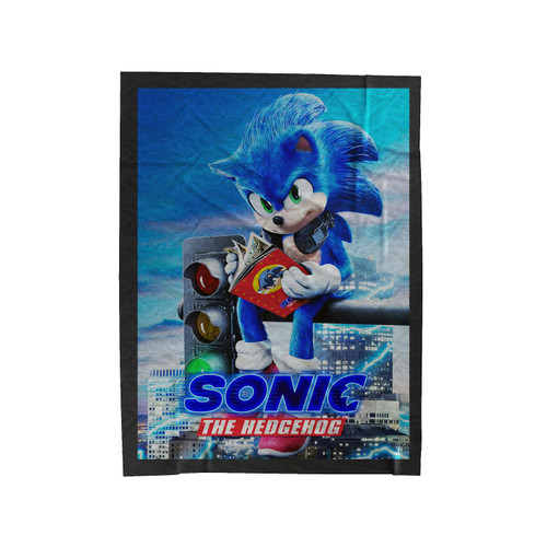 Sonic The Hedgehog Read Comic Velveteen Blanket