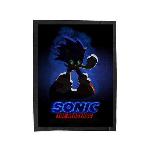 Sonic The Hedgehog Silhouette Velveteen Blanket