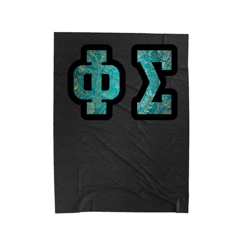 Sorority Or Fraternity Letters 2 Velveteen Blanket