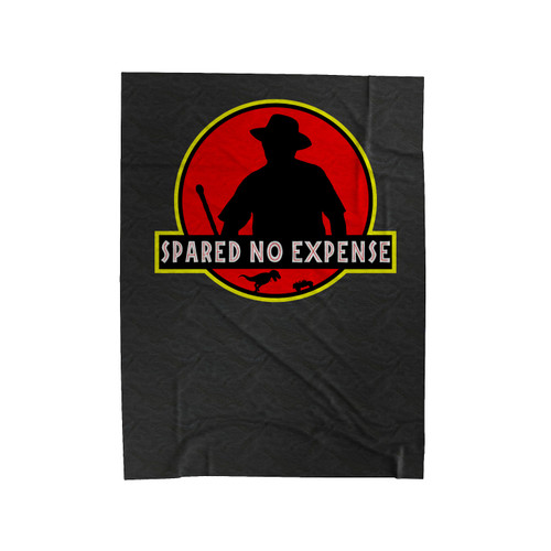 Spared No Expense Jurassic Park Velveteen Blanket