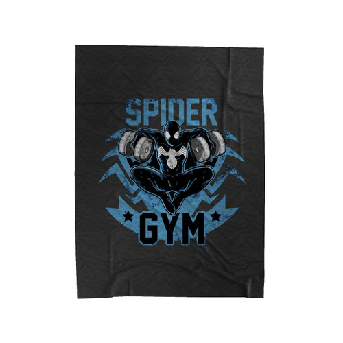 Spider Gym Hero Velveteen Blanket