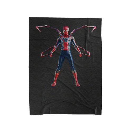 Spider Man Far From Home Iron Spider Avengers Velveteen Blanket